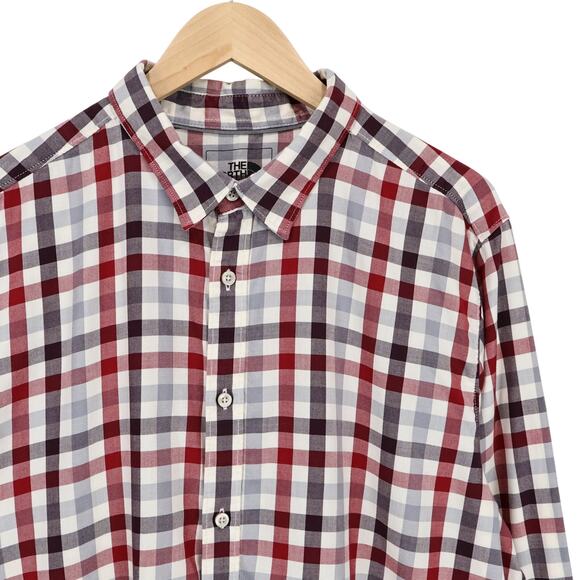 The North Face Men's Long Sleeve Plaid Button Down Cotton Blend Shirt Size XL - Picture 1 of 9